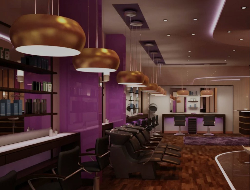 Salon interior design